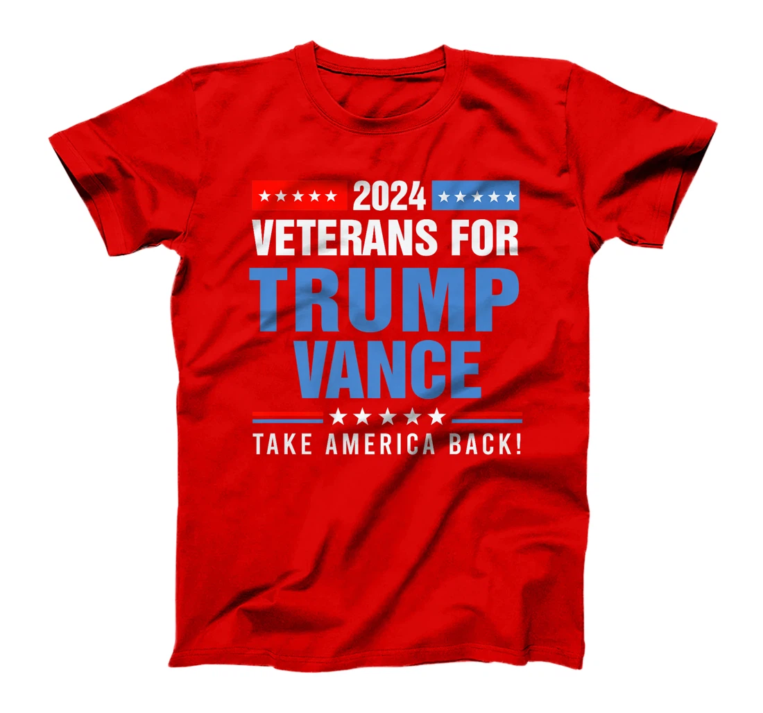 Veterans For Trump Vance 2024 Presidential Campaign Premium T-Shirt
