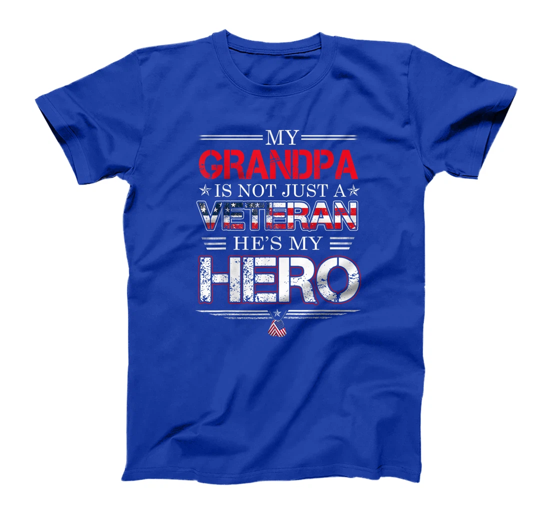 Military Family Veteran Support My Grandpa Veteran Memorial T-Shirt