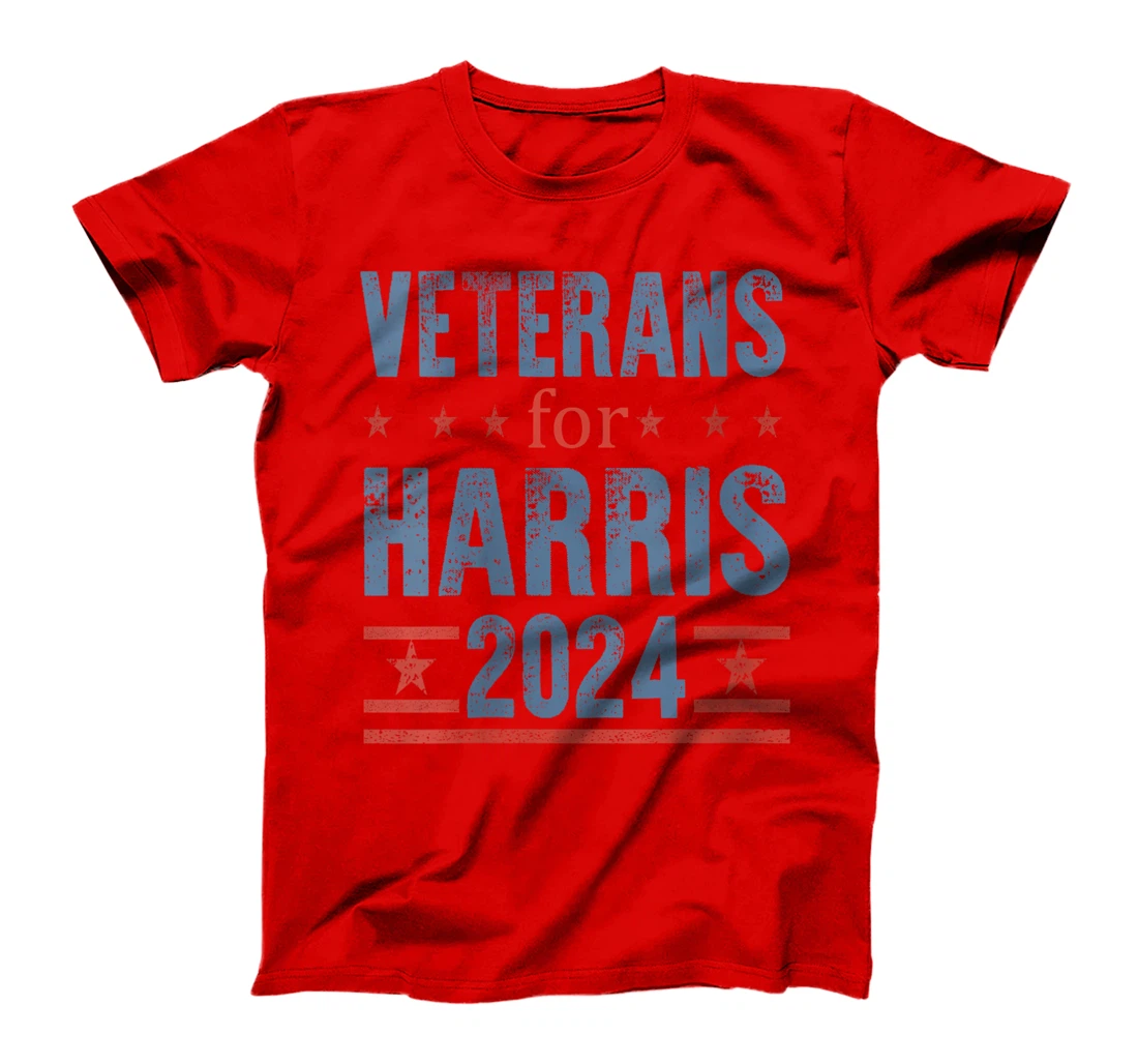 Womens Veterans For Harris 2024 Presidential Campaign T-Shirt