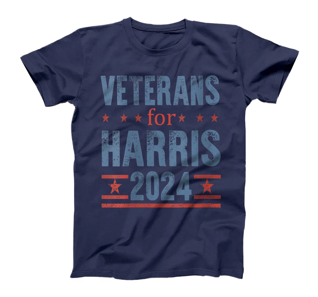 Womens Veterans For Harris 2024 Presidential Campaign T-Shirt