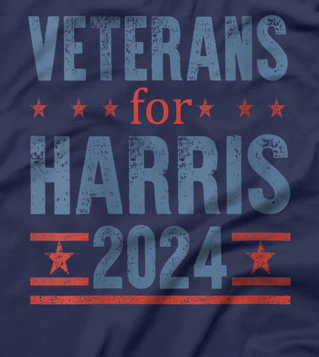 Womens Veterans For Harris 2024 Presidential Campaign T-Shirt