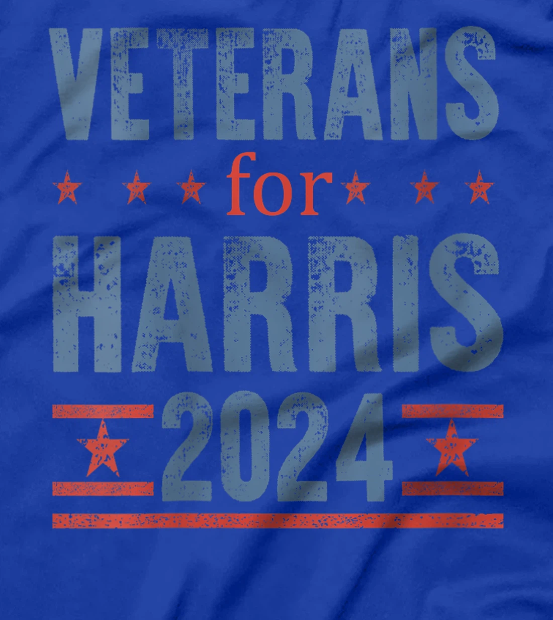 Womens Veterans For Harris 2024 Presidential Campaign T-Shirt