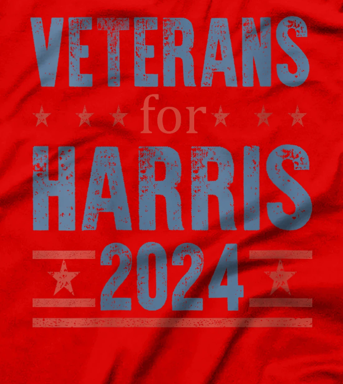 Womens Veterans For Harris 2024 Presidential Campaign T-Shirt