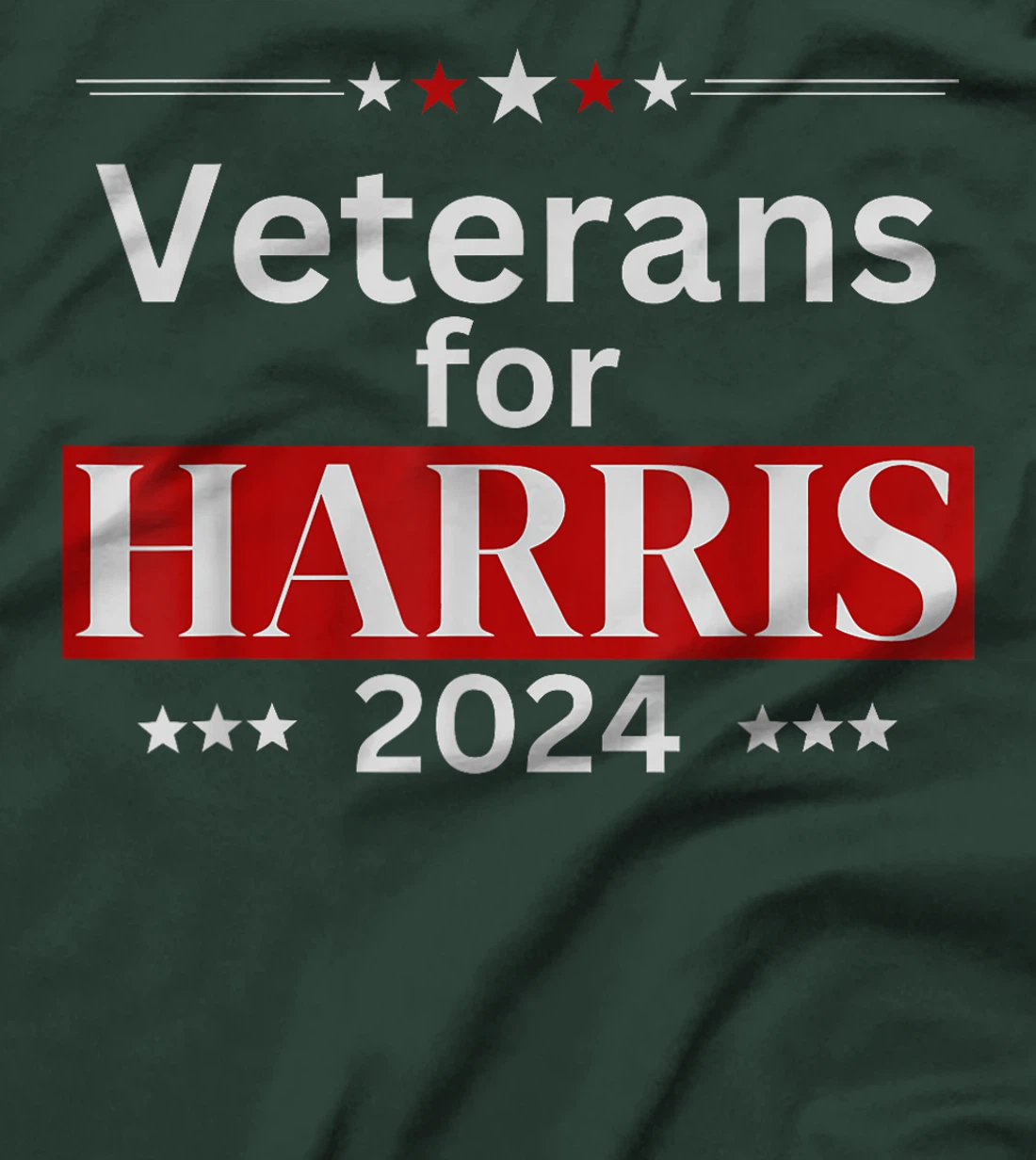 Veterans for Harris 2024 Walz 2024 Vote Harris Waltz T-Shirt