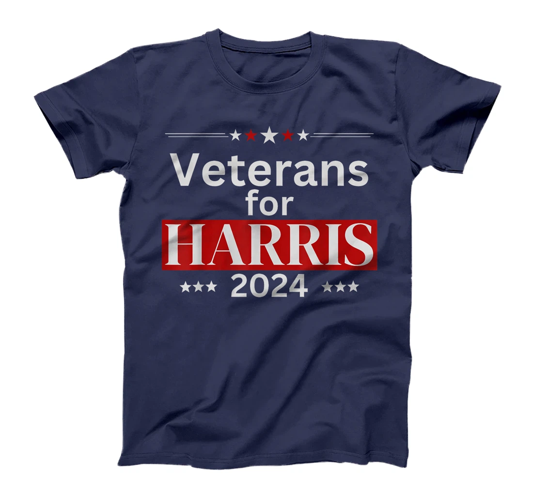 Veterans for Harris 2024 Walz 2024 Vote Harris Waltz T-Shirt
