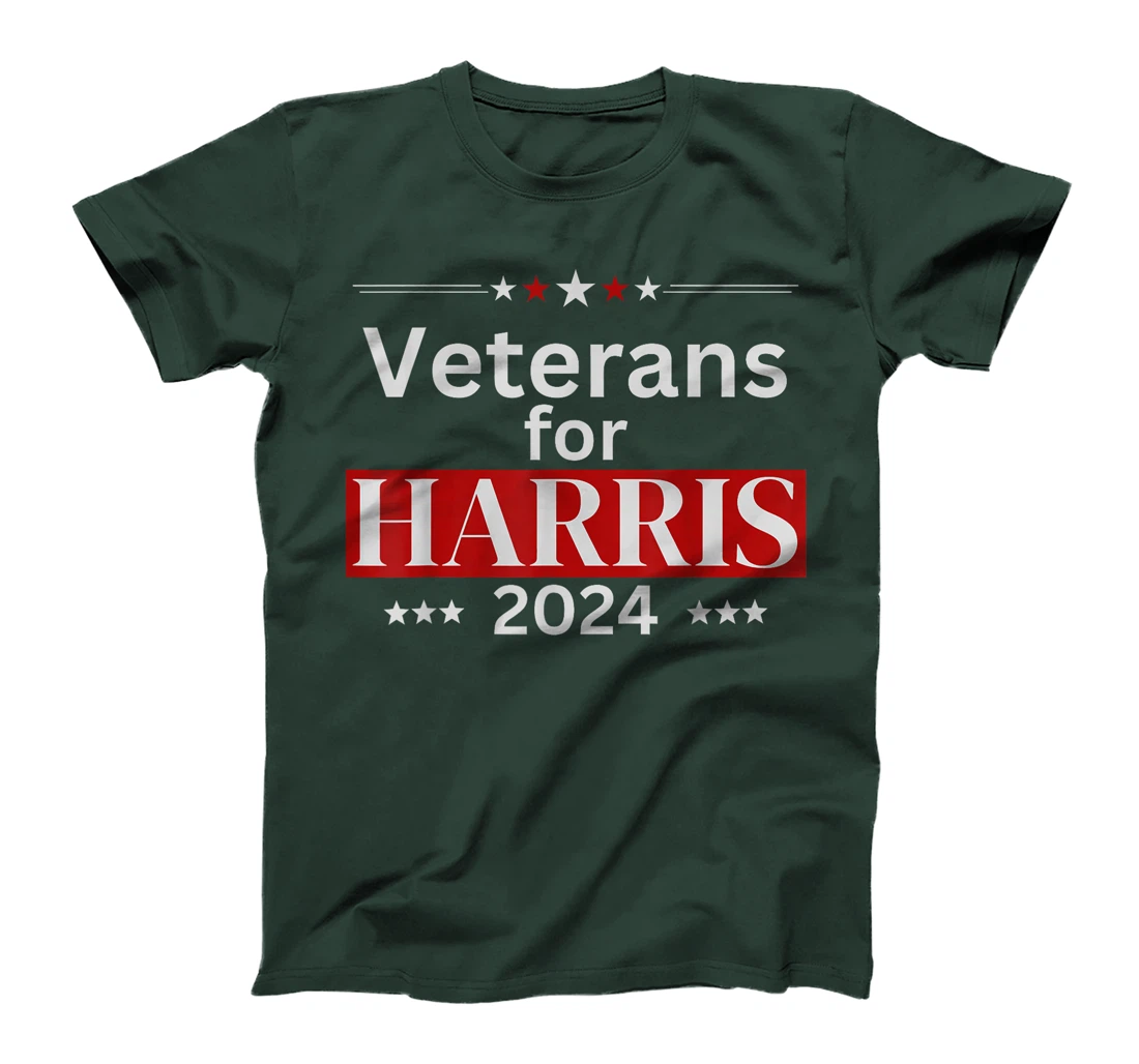 Veterans for Harris 2024 Walz 2024 Vote Harris Waltz T-Shirt