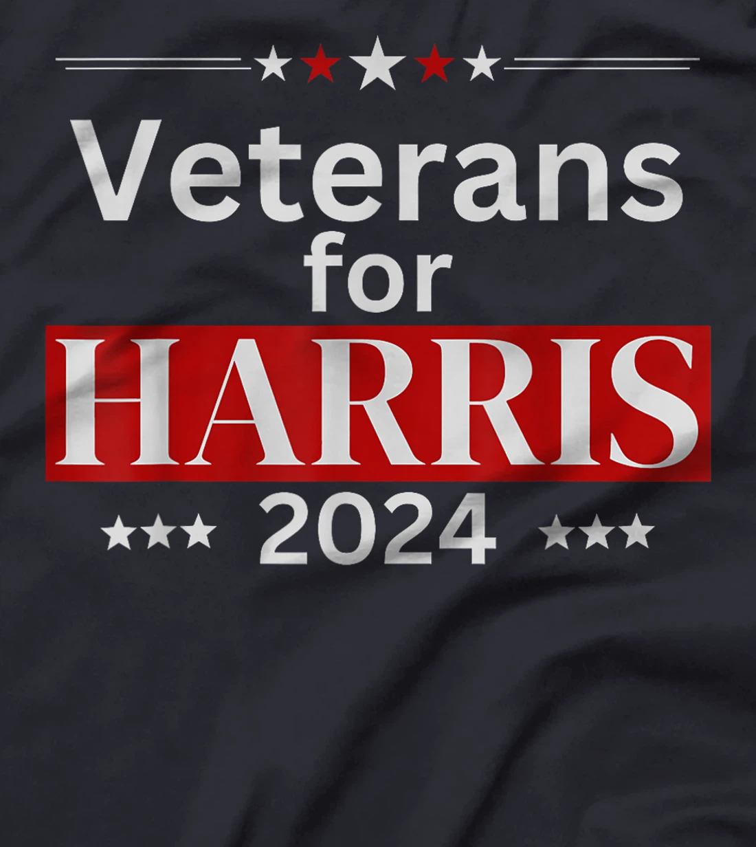 Veterans for Harris 2024 Walz 2024 Vote Harris Waltz T-Shirt