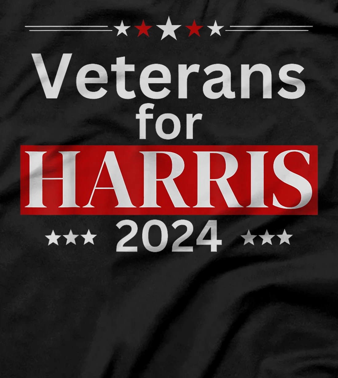 Veterans for Harris 2024 Walz 2024 Vote Harris Waltz T-Shirt