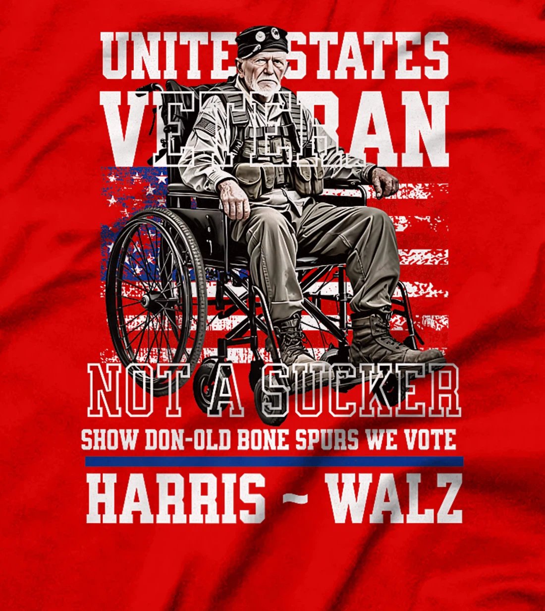 Veterans for Harris Walz 2024 Vietnam Vets against Trump Premium T-Shirt