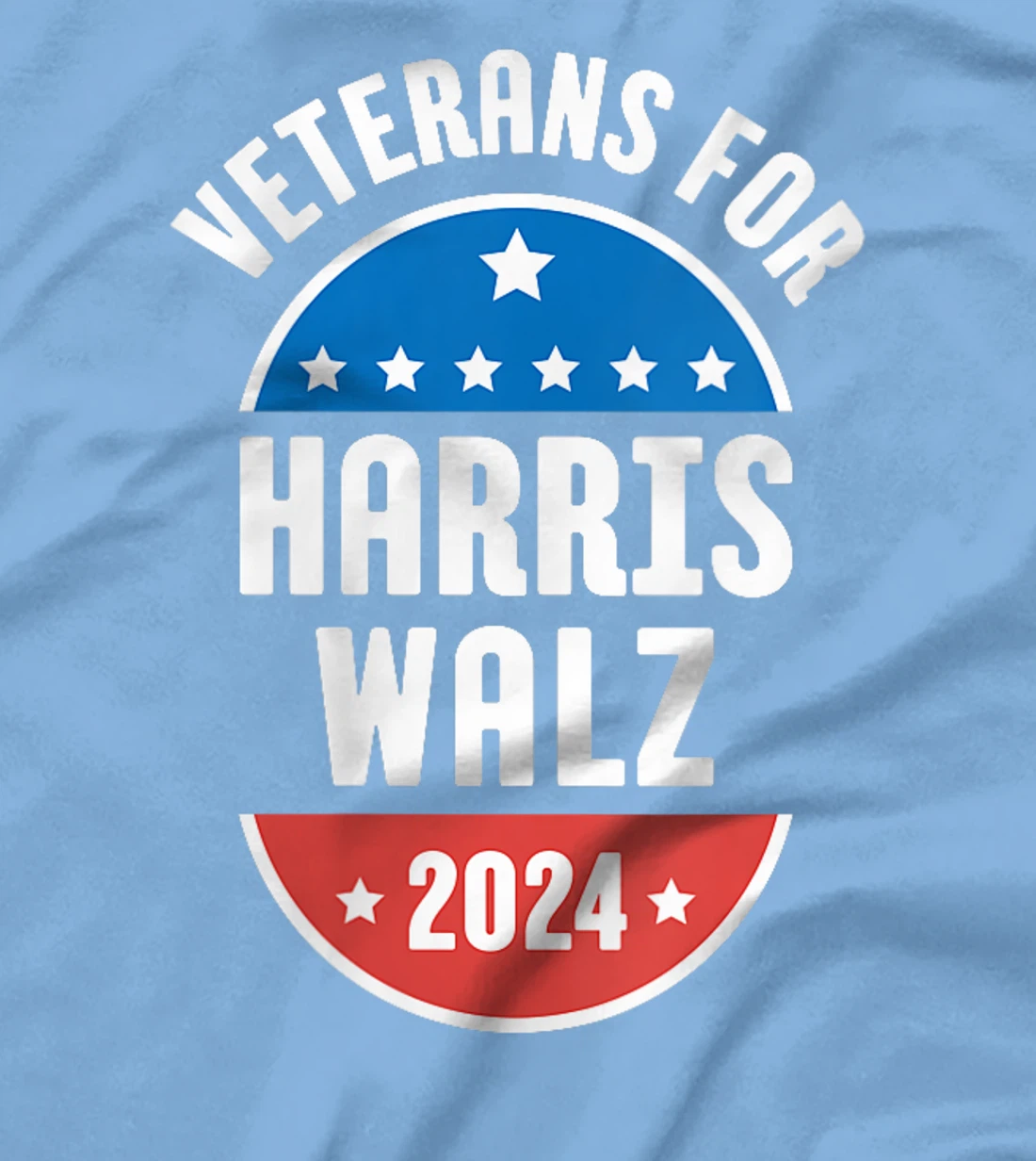 Womens Veterans For Harris Walz 2024 T-Shirt