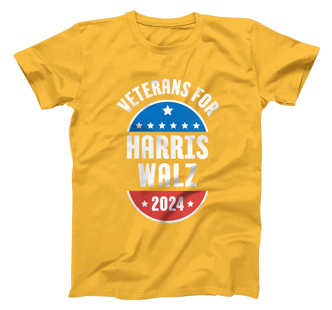 Womens Veterans For Harris Walz 2024 T-Shirt