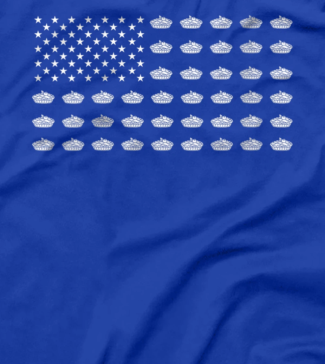 Womens American Flag Apple Pie USA Patriotism Patriot Veteran T-Shirt