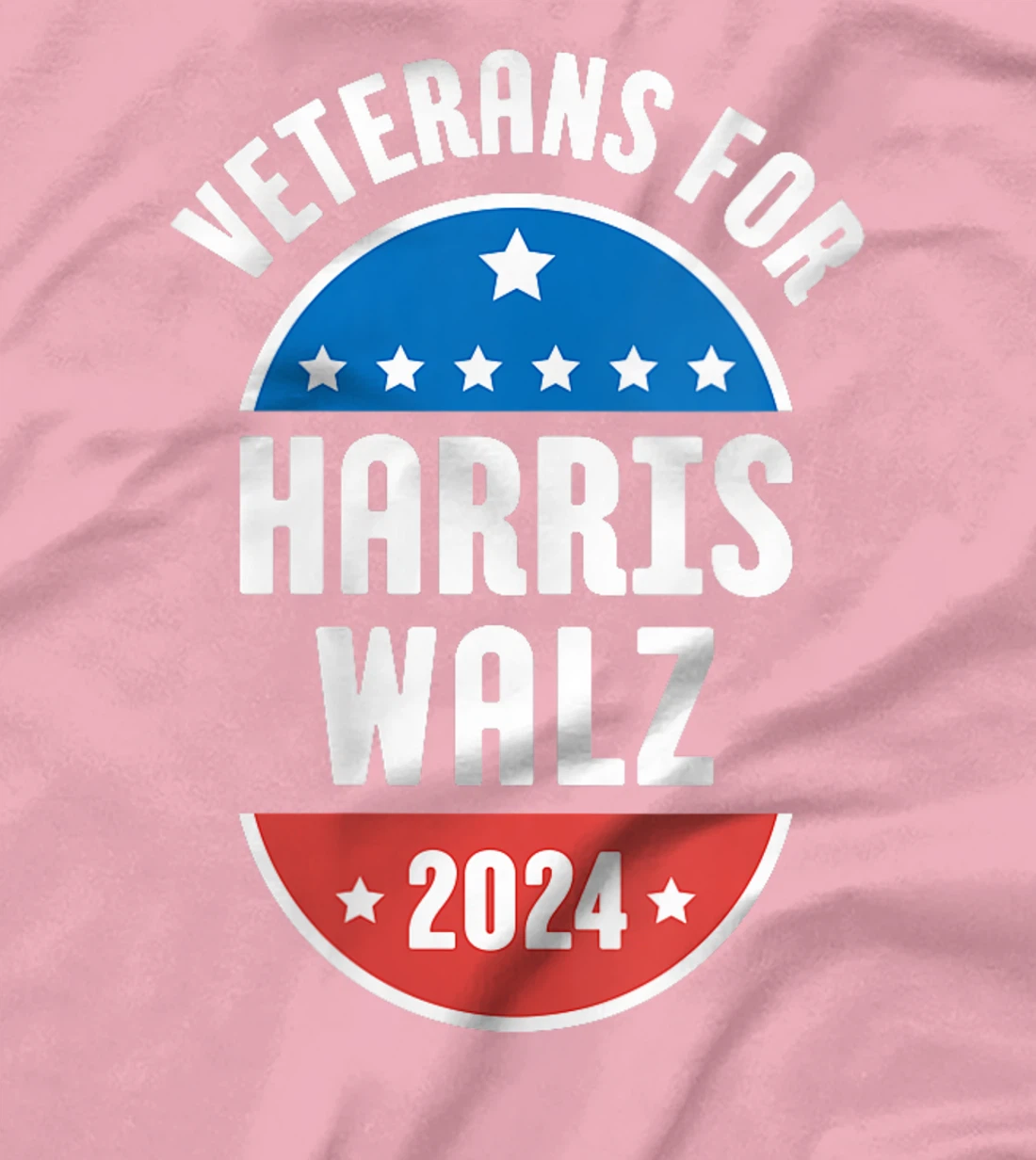 Womens Veterans For Harris Walz 2024 T-Shirt