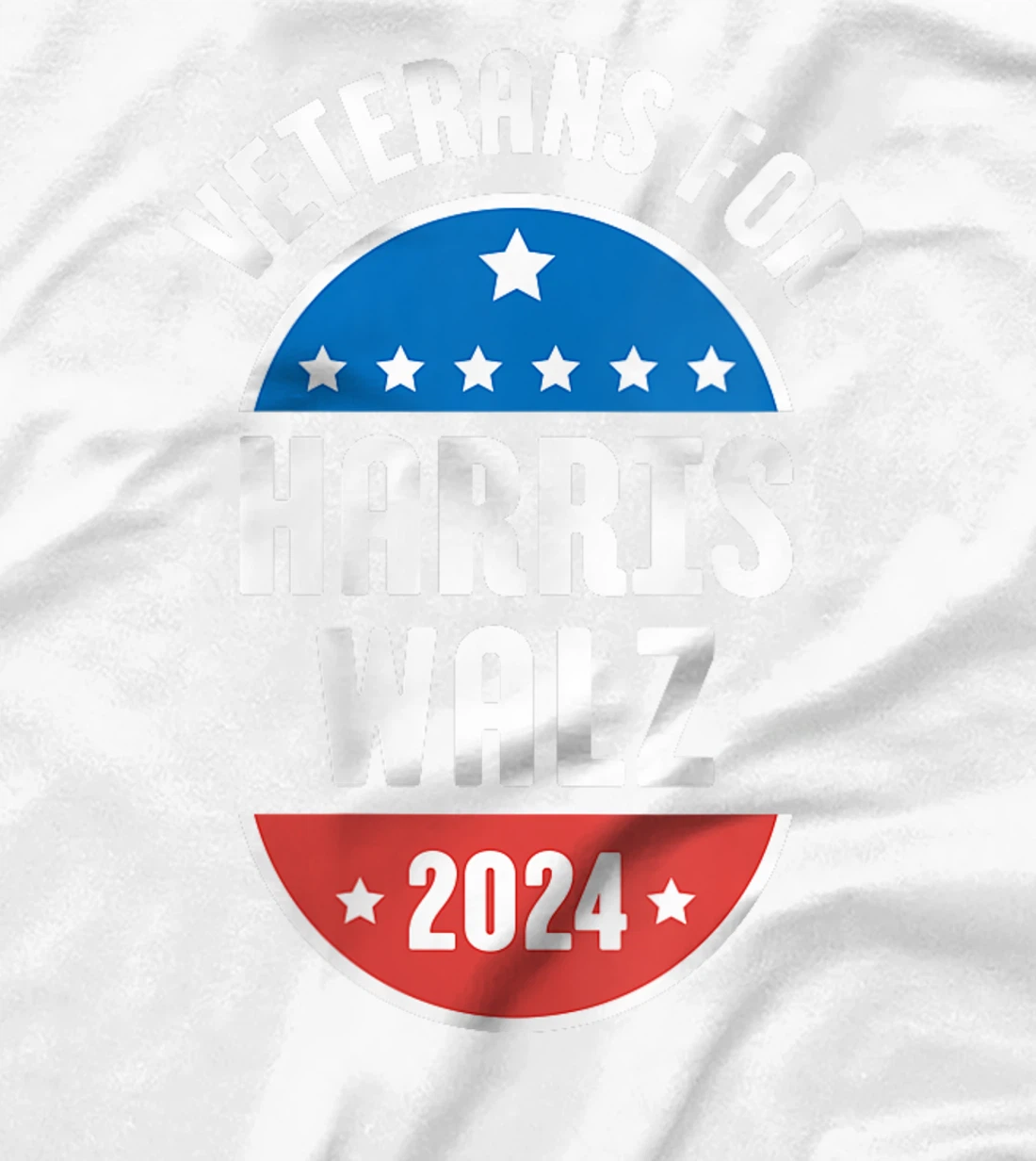 Womens Veterans For Harris Walz 2024 T-Shirt
