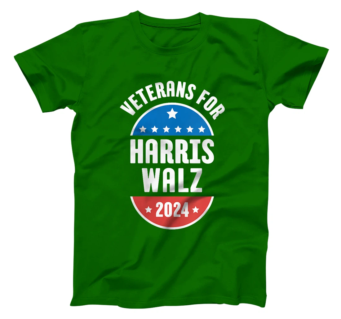 Womens Veterans For Harris Walz 2024 T-Shirt