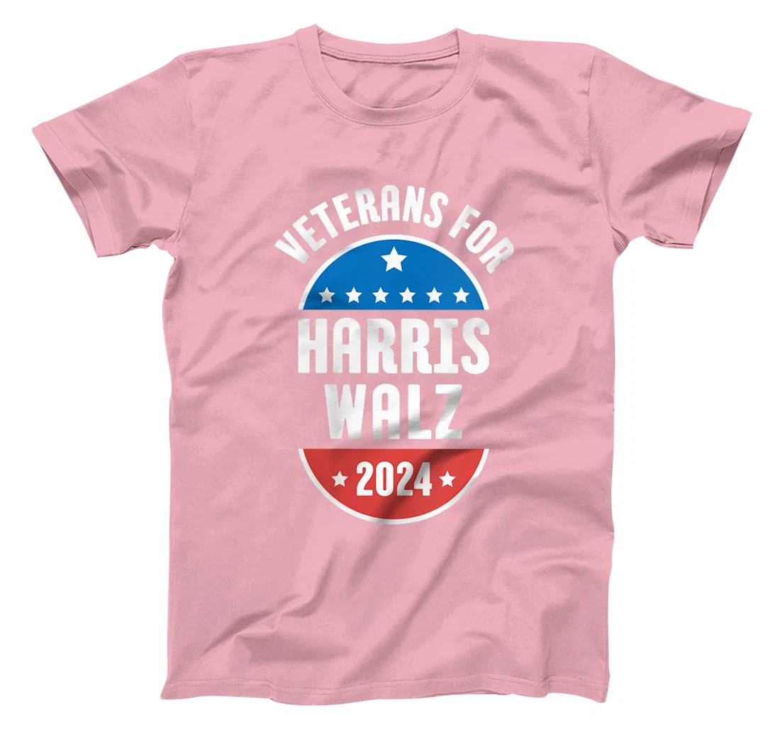 Womens Veterans For Harris Walz 2024 T-Shirt