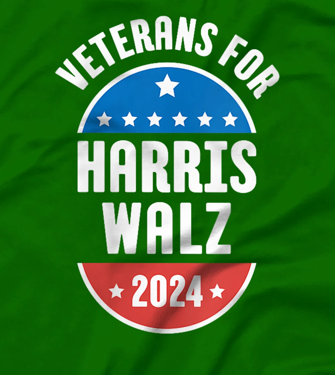 Womens Veterans For Harris Walz 2024 T-Shirt