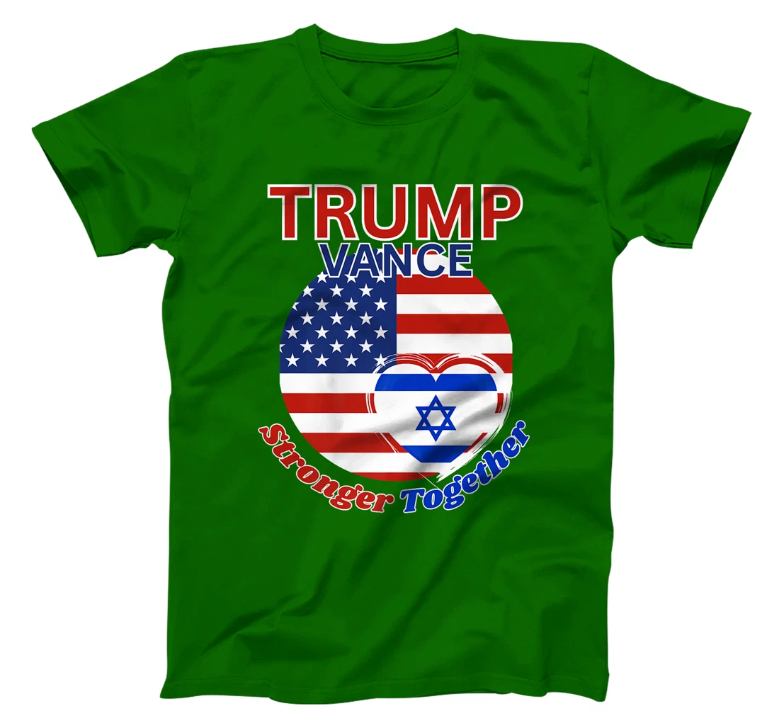 Trump Vance 2024 Republican President Election Pro Israel Premium T-Shirt
