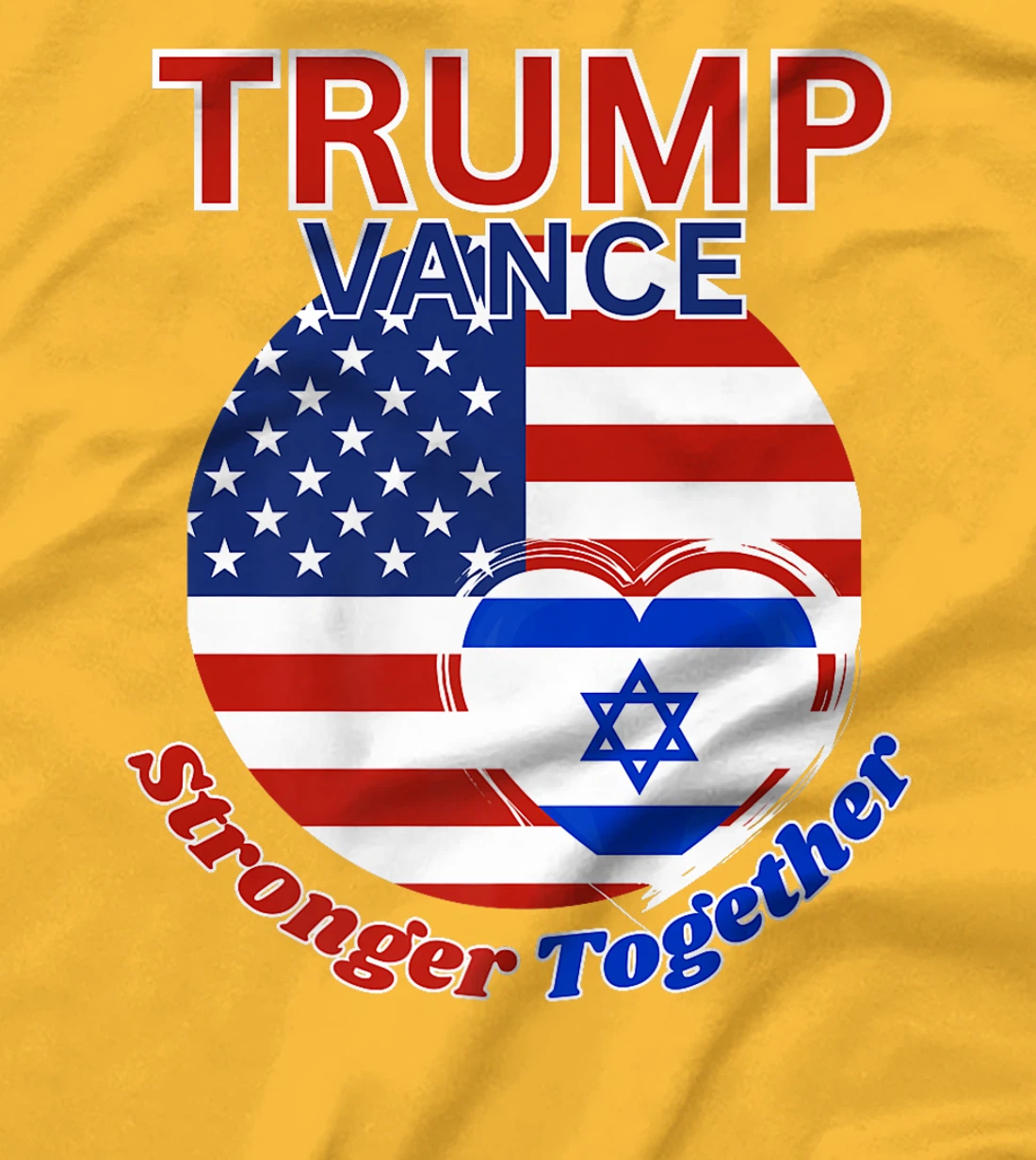 Trump Vance 2024 Republican President Election Pro Israel Premium T-Shirt