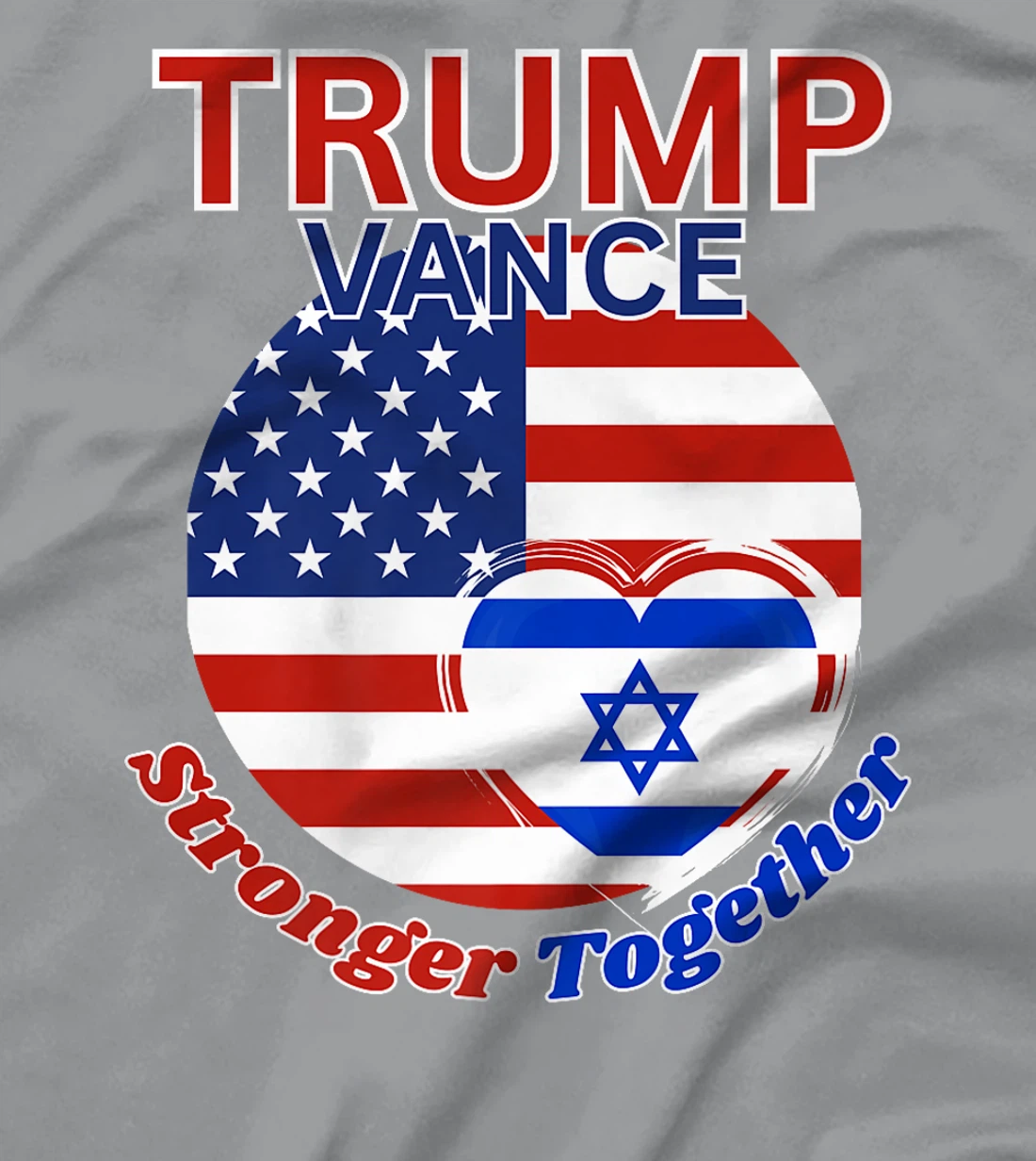 Trump Vance 2024 Republican President Election Pro Israel Premium T-Shirt