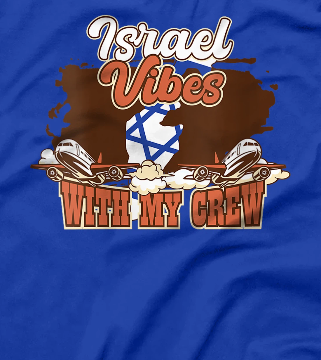 Womens Israel Vibes With My Crew Travel Israel T-Shirt