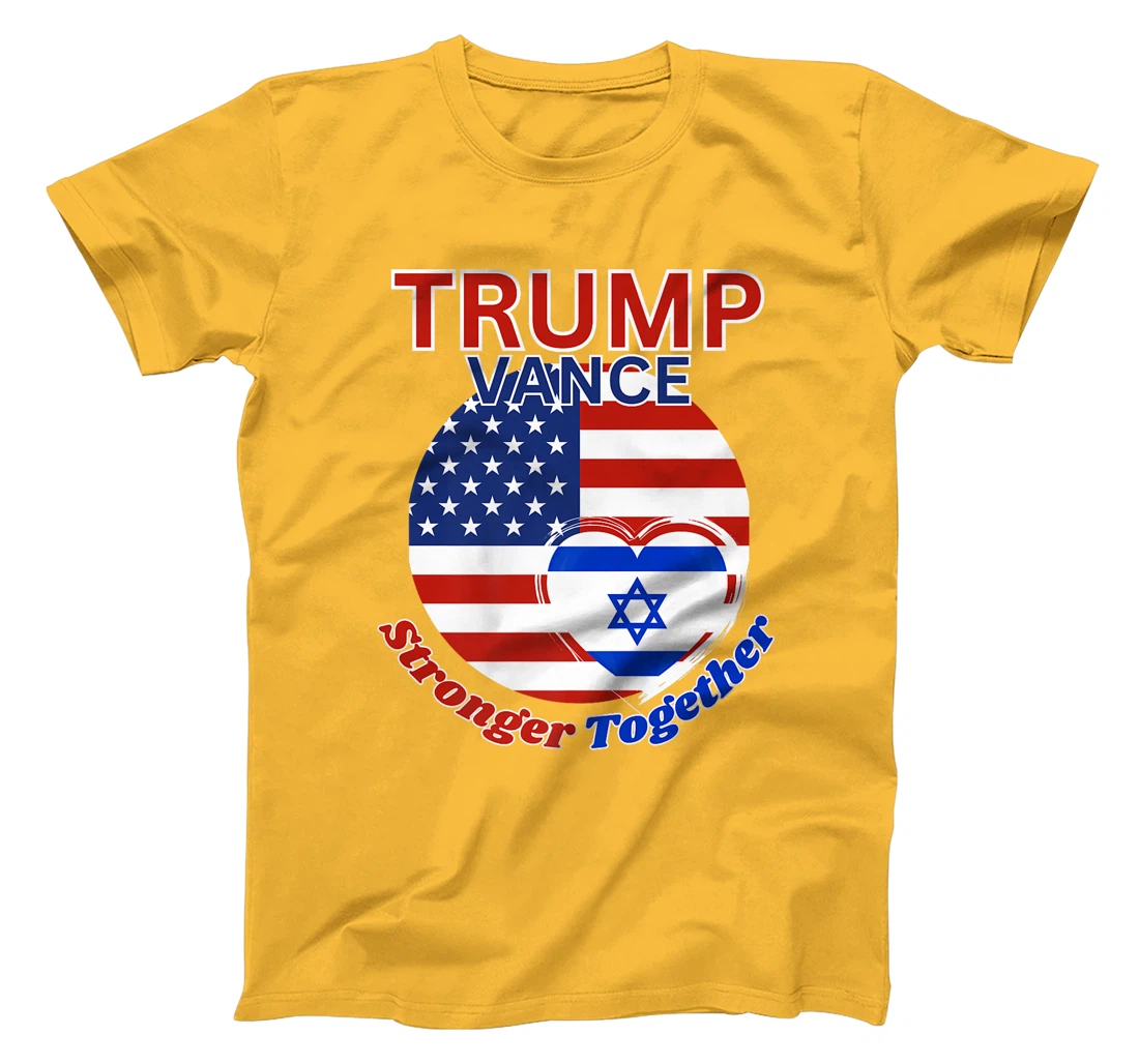 Trump Vance 2024 Republican President Election Pro Israel Premium T-Shirt