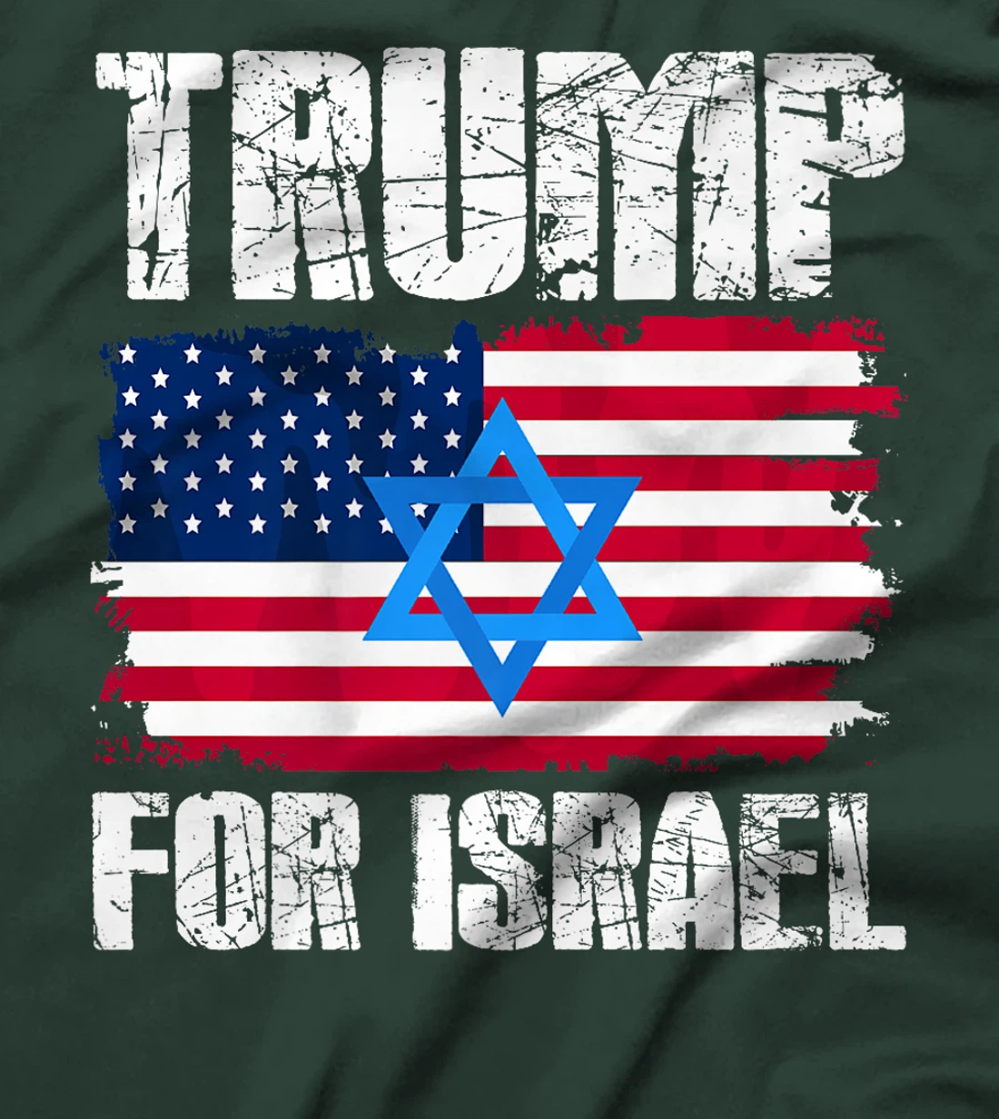 Trump For Israel Republican Jewish Jews Donald Trump Voter Premium T-Shirt