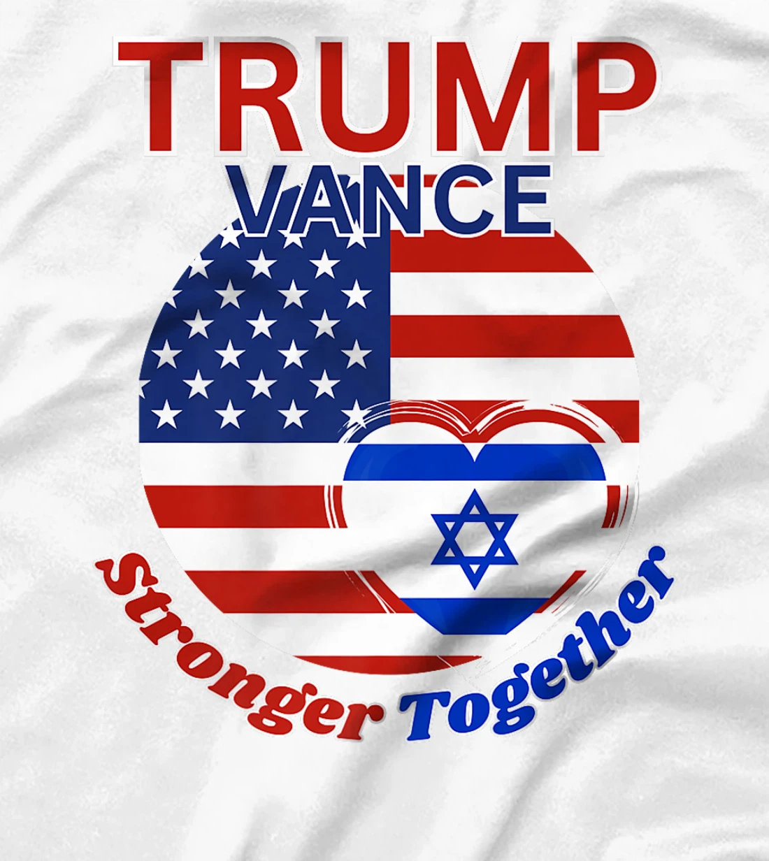 Trump Vance 2024 Republican President Election Pro Israel Premium T-Shirt
