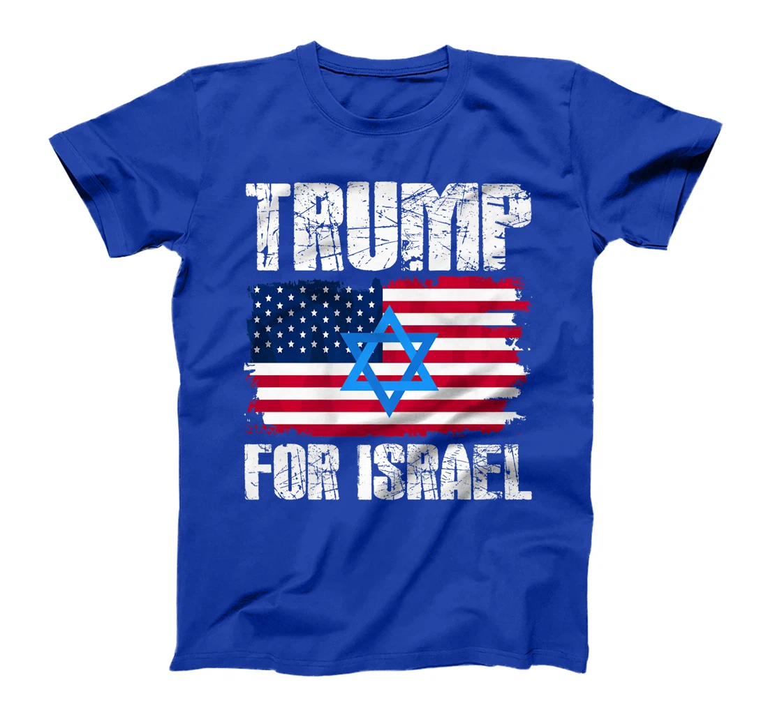 Womens Trump For Israel Republican Jewish Jews Donald Trump Voter T-Shirt