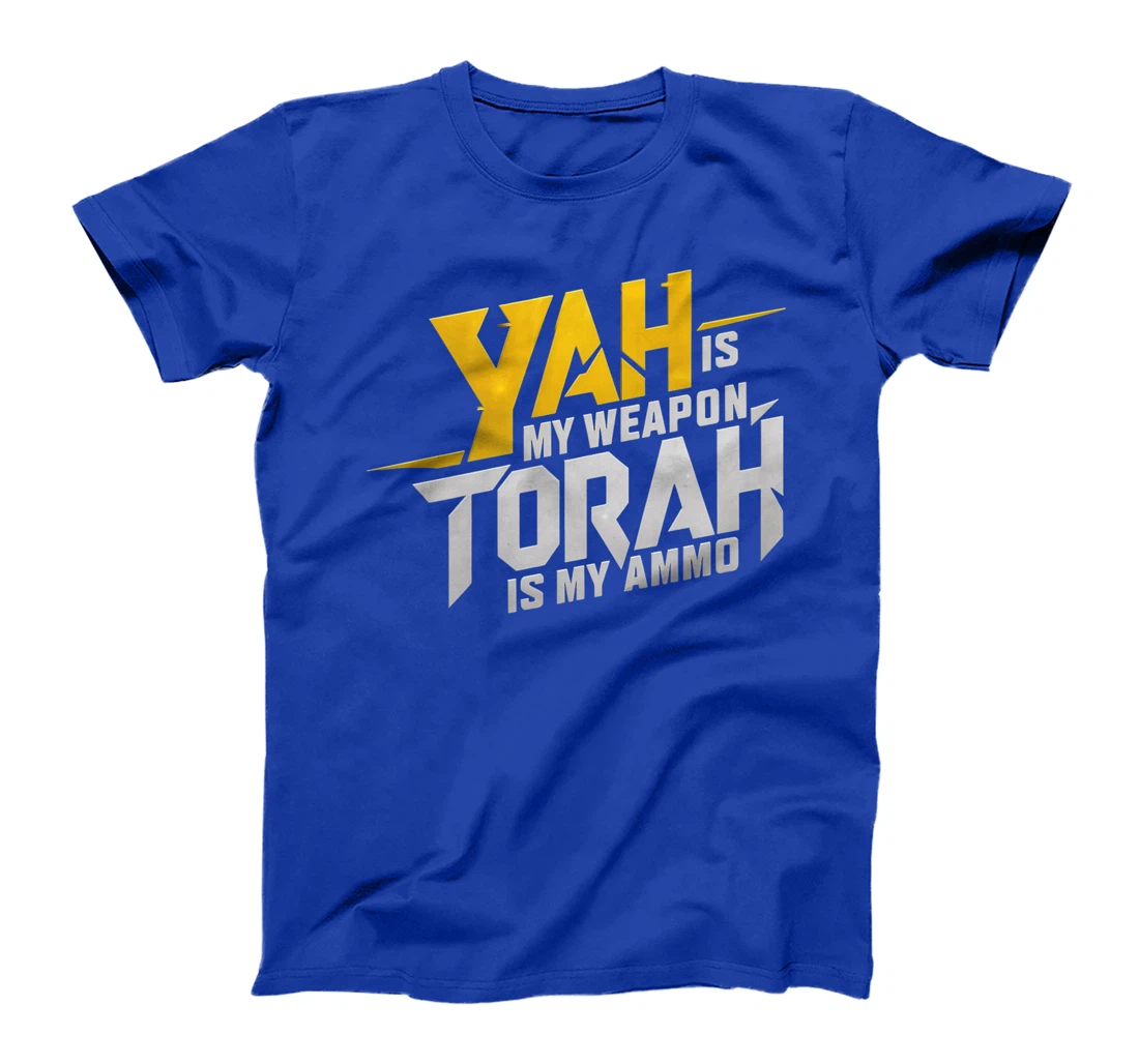 Hebrew Israelite Clothing Yah is My Weapon Judah Torah Premium T-Shirt