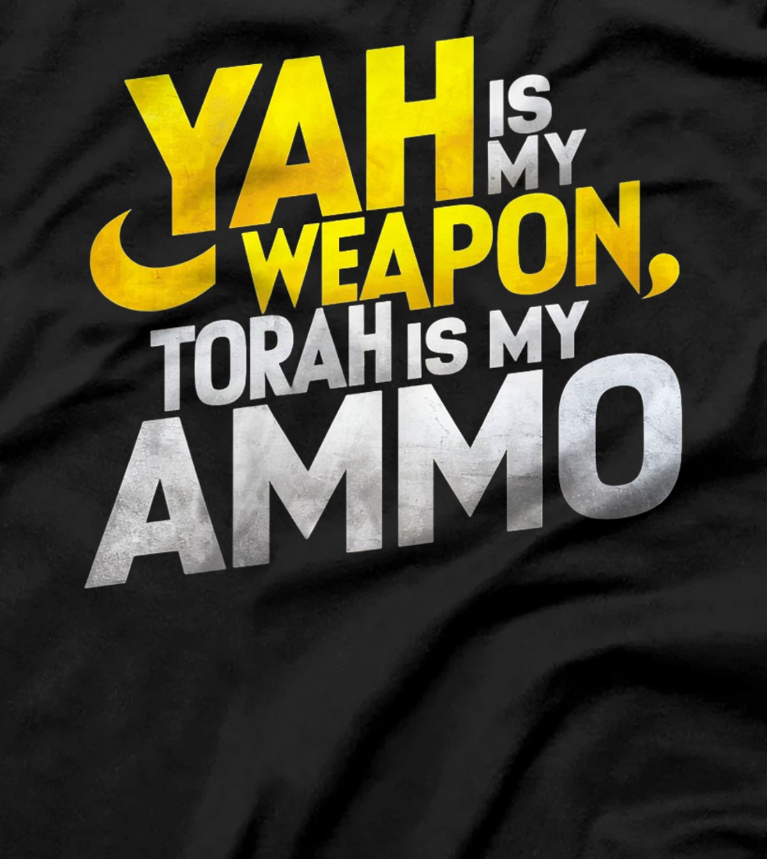 Hebrew Israelite Clothing Yah is My Weapon Judah Torah Premium T-Shirt