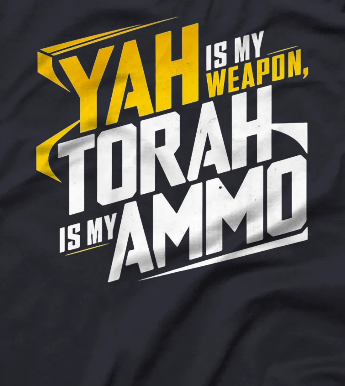 Hebrew Israelite Clothing Yah is My Weapon Judah Torah Premium T-Shirt