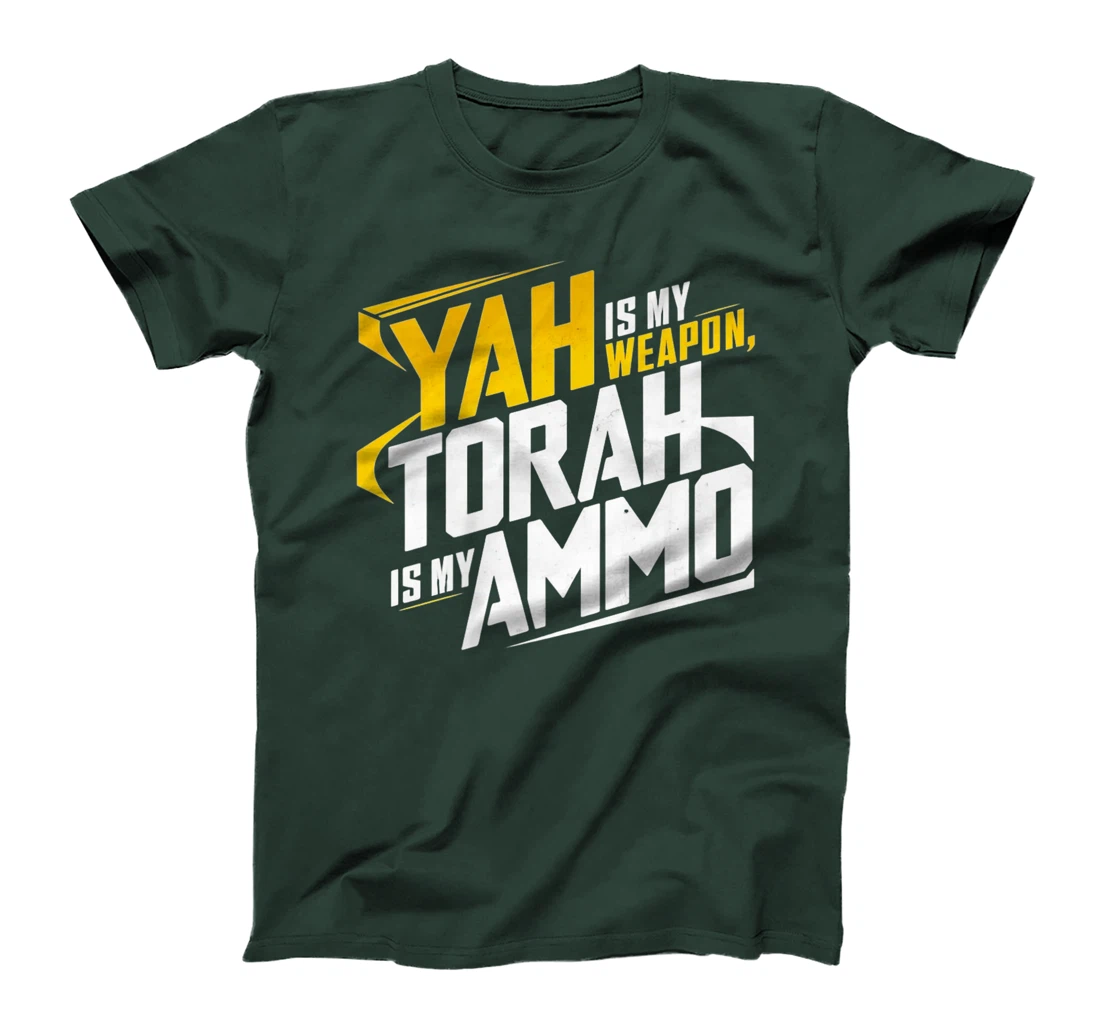 Hebrew Israelite Clothing Yah is My Weapon Judah Torah Premium T-Shirt