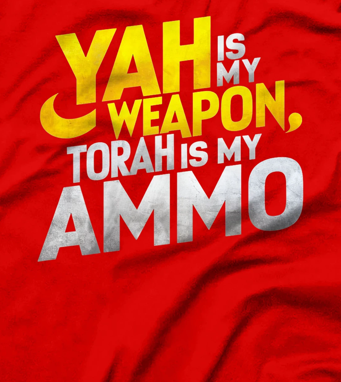 Hebrew Israelite Clothing Yah is My Weapon Judah Torah Premium T-Shirt