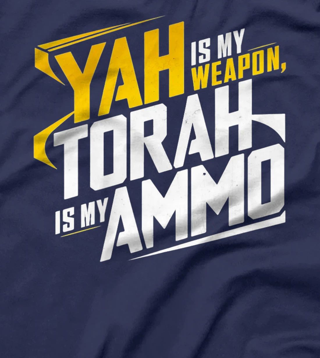 Hebrew Israelite Clothing Yah is My Weapon Judah Torah Premium T-Shirt