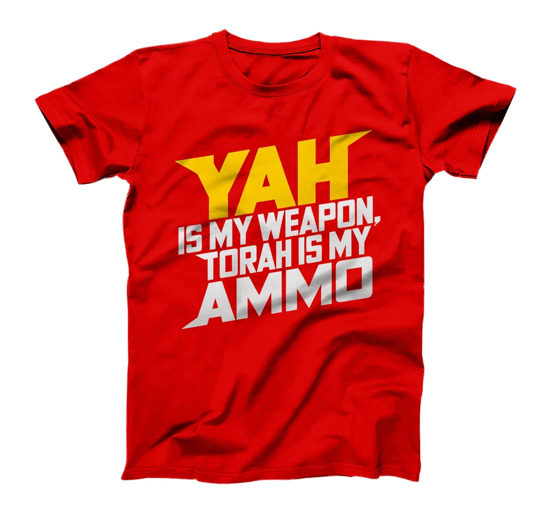 Hebrew Israelite Clothing Yah is My Weapon Judah Torah Premium T-Shirt