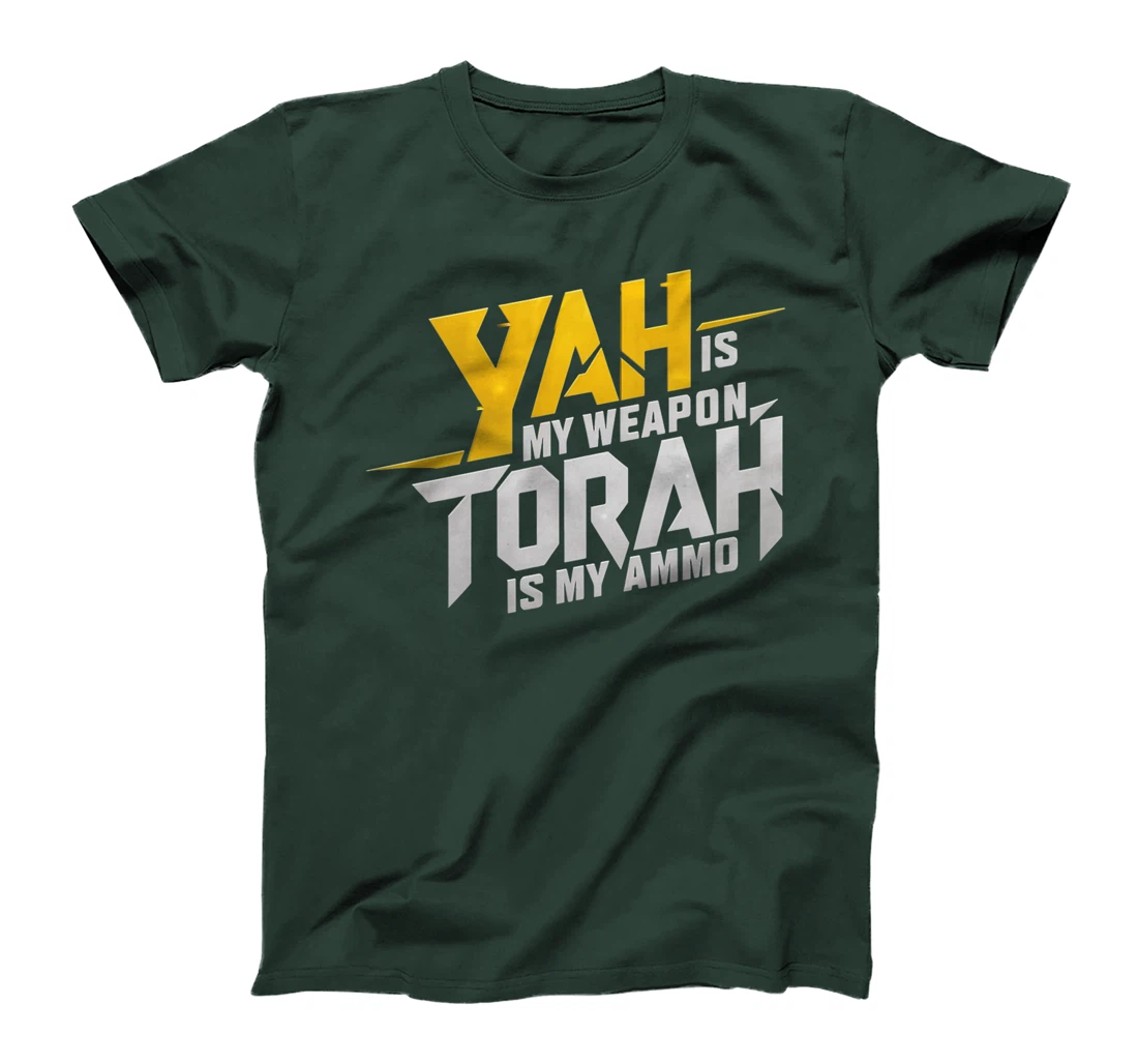 Hebrew Israelite Clothing Yah is My Weapon Judah Torah Premium T-Shirt