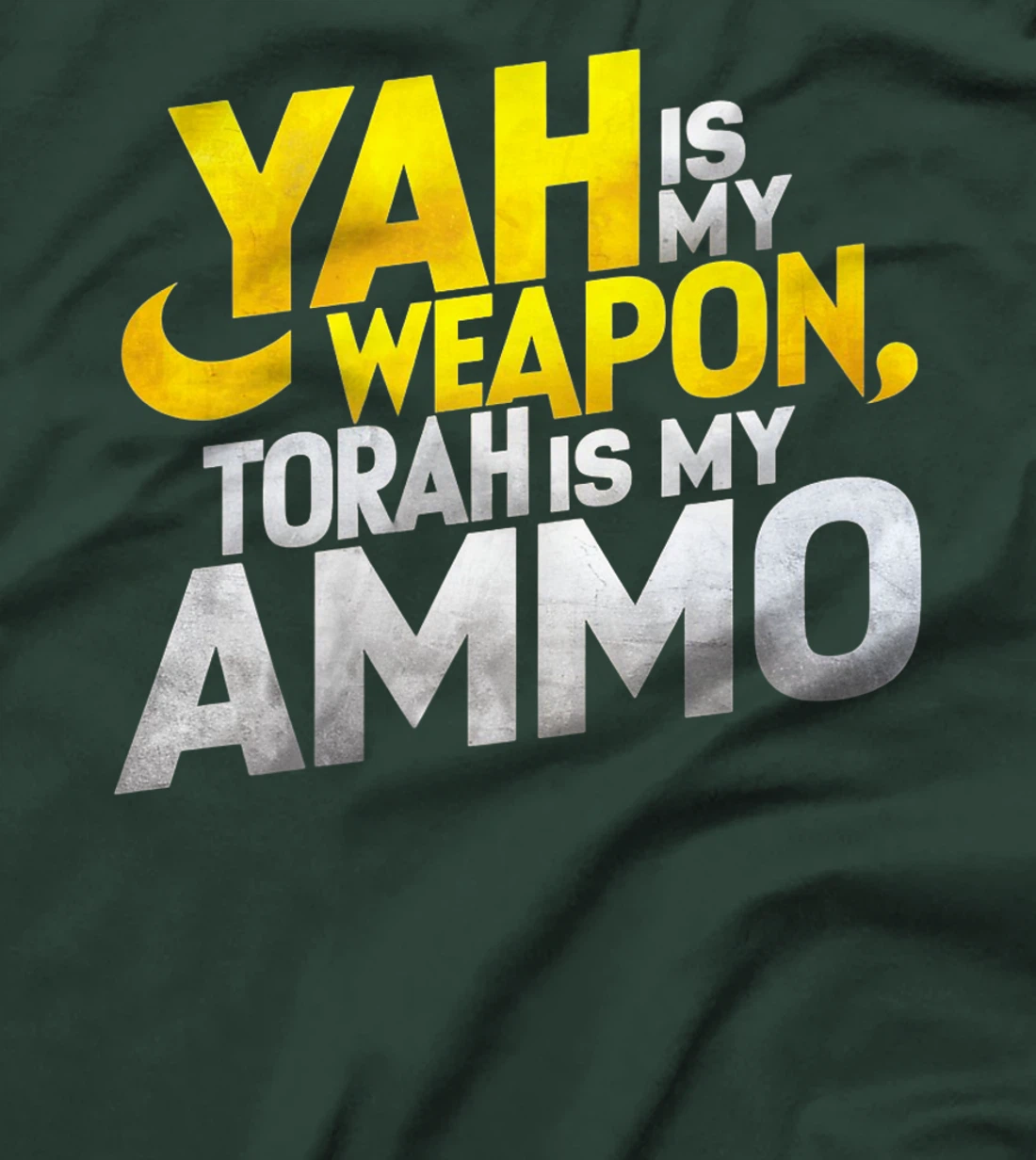 Hebrew Israelite Clothing Yah is My Weapon Judah Torah Premium T-Shirt