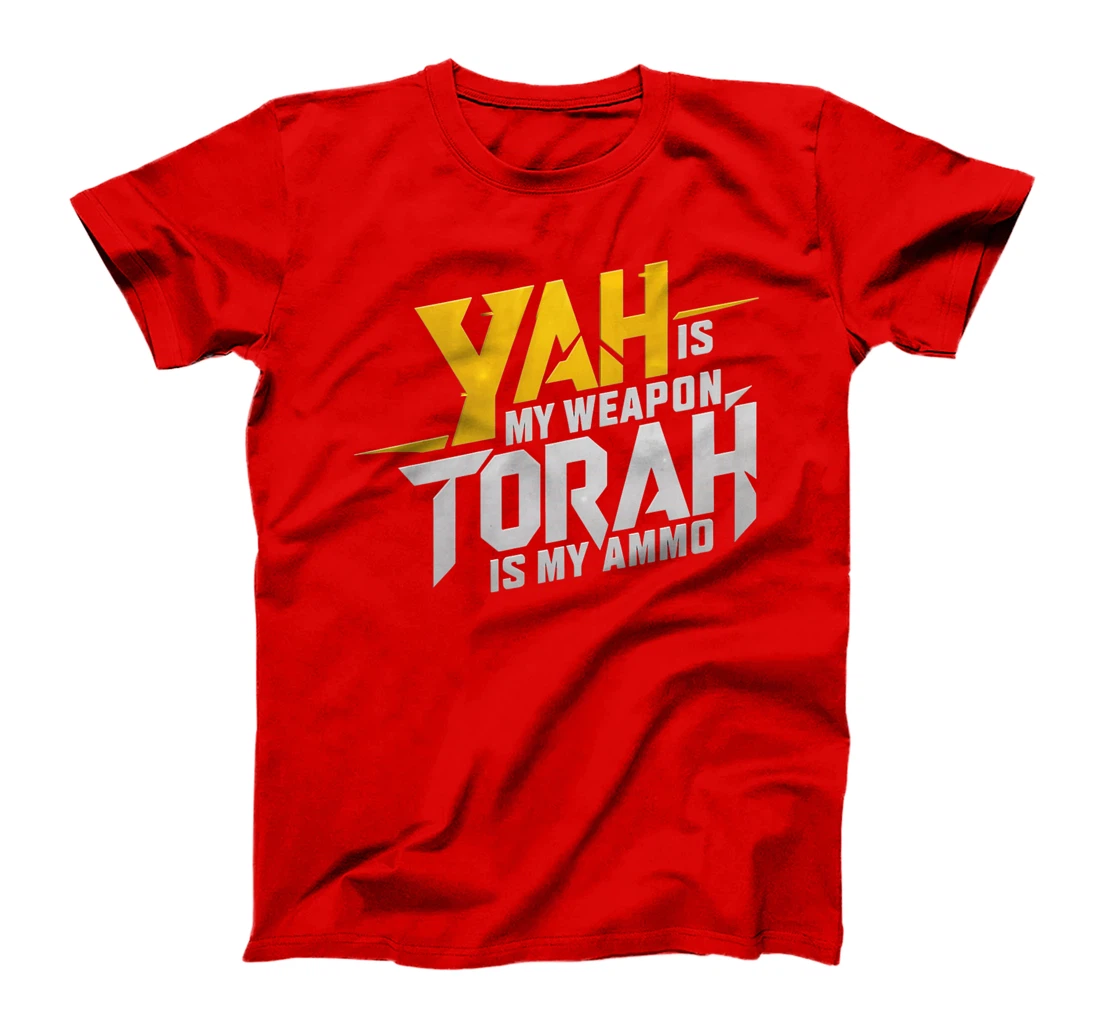 Hebrew Israelite Clothing Yah is My Weapon Judah Torah Premium T-Shirt