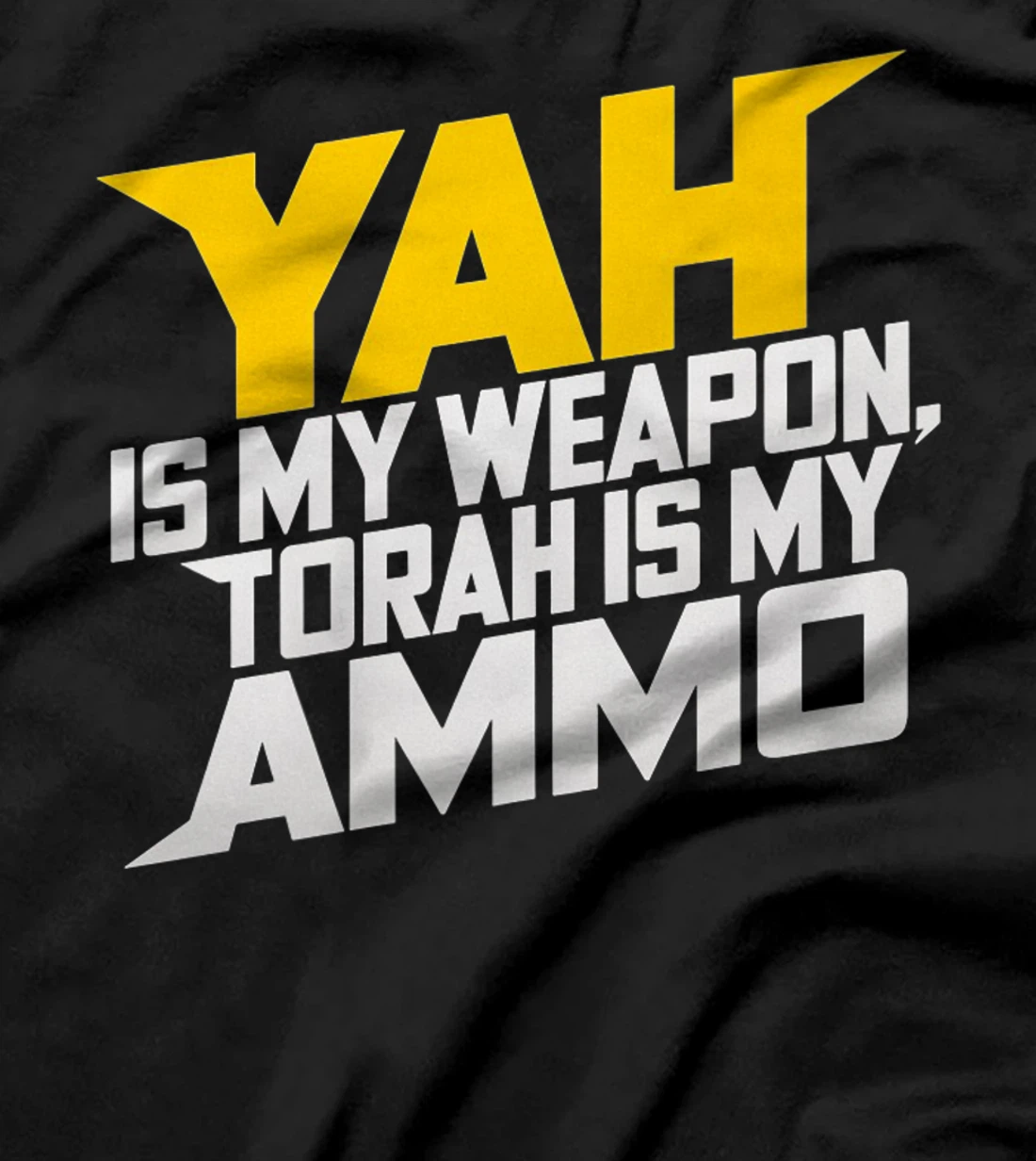 Hebrew Israelite Clothing Yah is My Weapon Judah Torah Premium T-Shirt