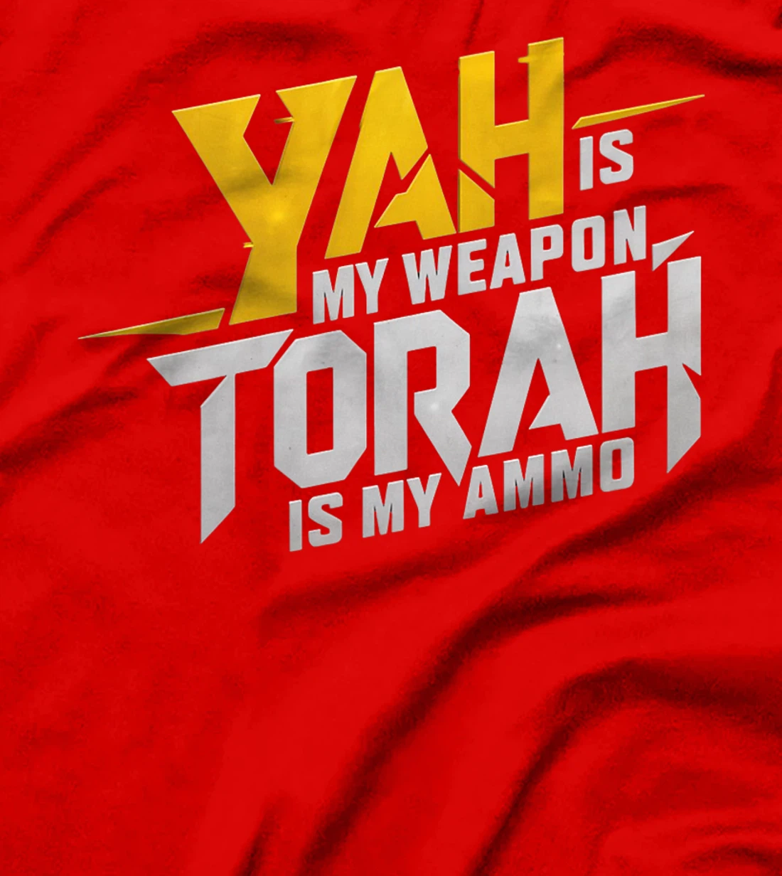 Hebrew Israelite Clothing Yah is My Weapon Judah Torah Premium T-Shirt