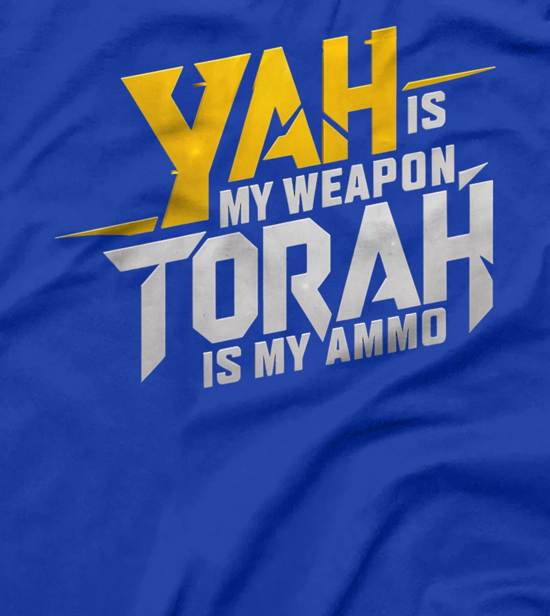 Hebrew Israelite Clothing Yah is My Weapon Judah Torah Premium T-Shirt