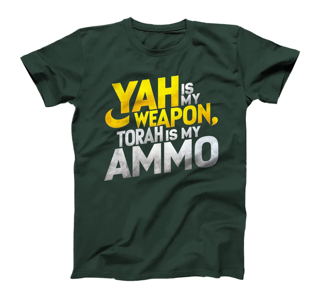 Hebrew Israelite Clothing Yah is My Weapon Judah Torah Premium T-Shirt