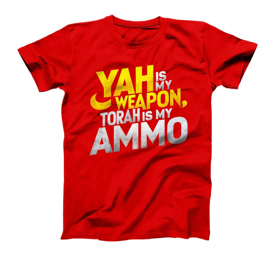 Hebrew Israelite Clothing Yah is My Weapon Judah Torah Premium T-Shirt