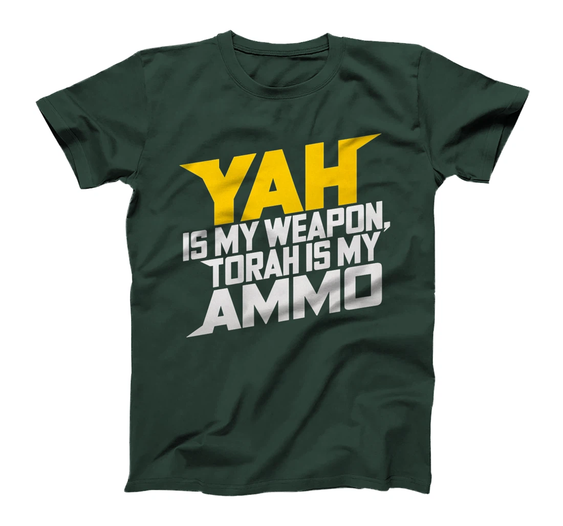 Hebrew Israelite Clothing Yah is My Weapon Judah Torah Premium T-Shirt