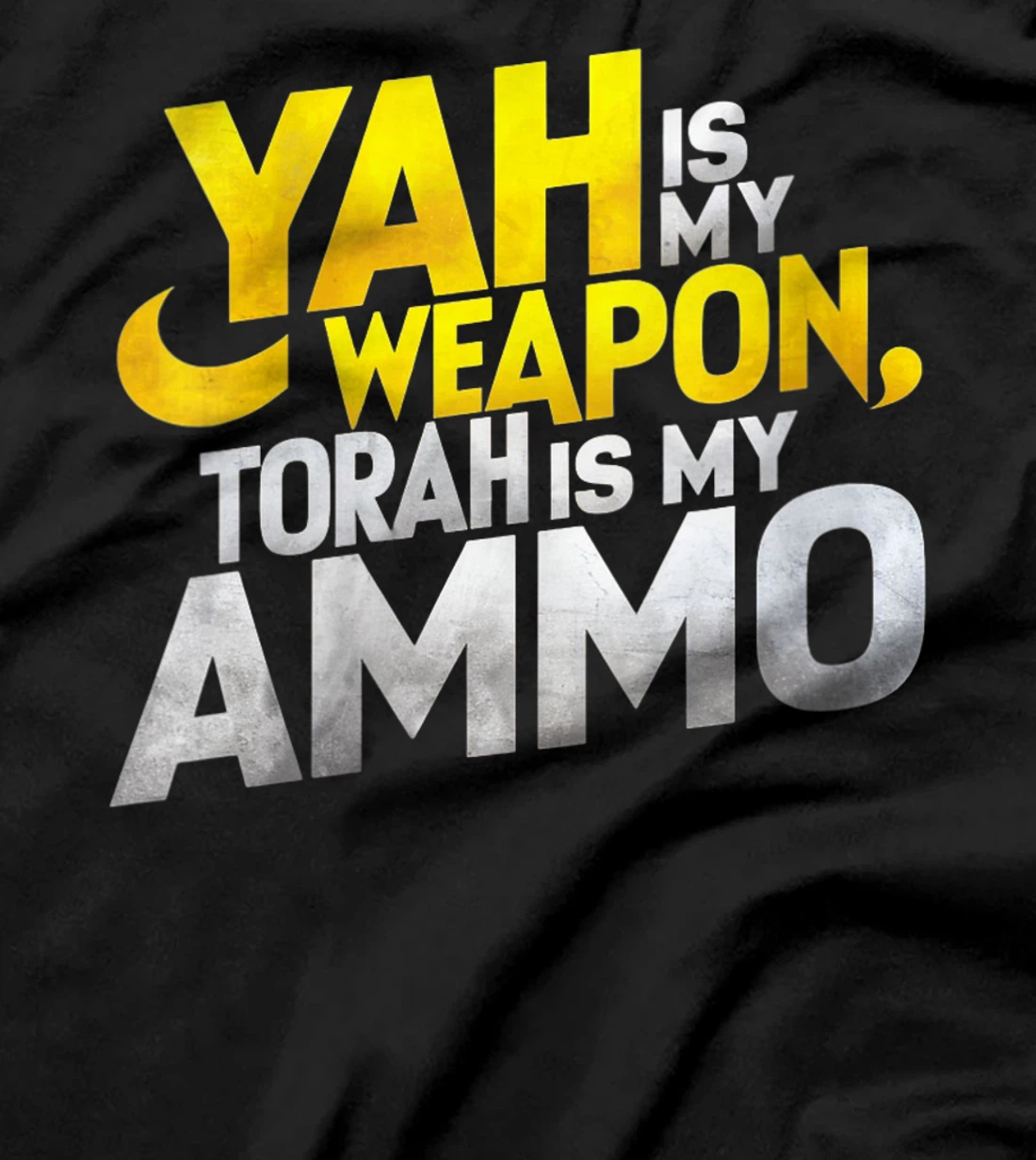 Womens Hebrew Israelite Clothing Yah is My Weapon Judah Torah T-Shirt