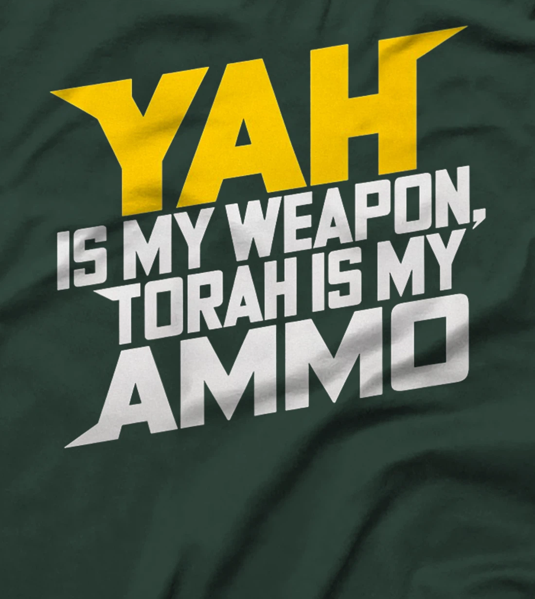 Hebrew Israelite Clothing Yah is My Weapon Judah Torah Premium T-Shirt