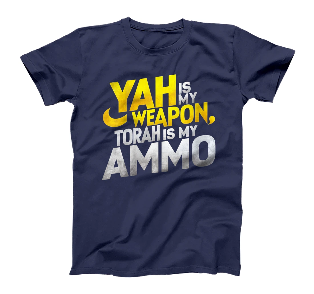 Womens Hebrew Israelite Clothing Yah is My Weapon Judah Torah T-Shirt