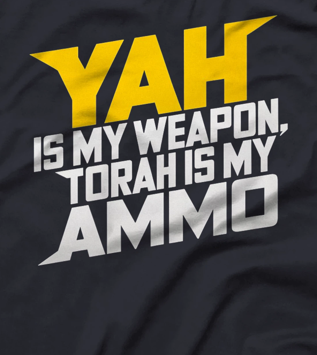 Hebrew Israelite Clothing Yah is My Weapon Judah Torah Premium T-Shirt
