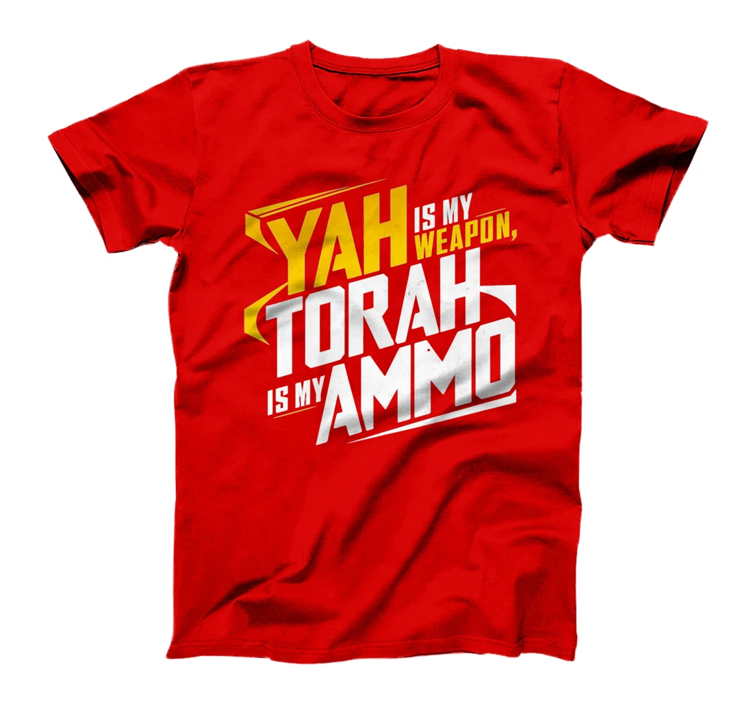 Hebrew Israelite Clothing Yah is My Weapon Judah Torah Premium T-Shirt